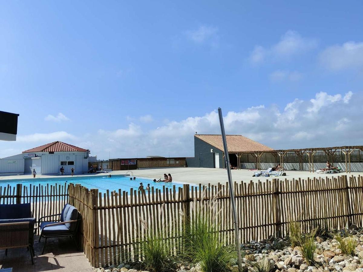 T2 4 Pers Le Barcares Rdc Piscine Parking Animaux - Fr-1-195-68 Apartment Luaran gambar
